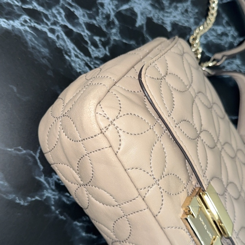 Michael Kors Sloan Large Quilted Chain Shoulder Bag AUTHENTIC - Picture 10 of 14